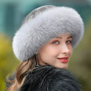 Avencea Warm Winter Hat Made of High-Quality Mink Fur Imitation