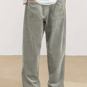 Avencea Cord Pants with Pockets - Brown - Perfectly Combined Comfort and Style