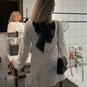 Avencea - Glamorous, Sparkling Midi Dress
