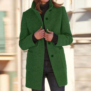 Avencea - Warmer, more modern wool blend coat for winter