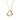 24K gold heart pendant necklace with a minimalist design, featuring a delicate chain and elegant romantic style.