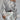 Abstract grey balloon sleeve sweater featuring a loose fit and trendy design, suitable for women's fall fashion. The sweater showcases a unique knit pattern with voluminous sleeves, styled for comfort and elegance.