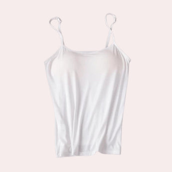 Adjustable straps seamless skin tone camisole in XL, featuring a lightweight and breathable design with a sleeveless style, suitable for wearing as an undergarment or outerwear.