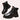 Men's waterproof tan leather high-top work boots.