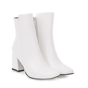Ankle Boots with Elegant High Heels