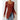 Asymmetrical light brown ribbed long sleeve sweater with button details, featuring a crew neck and a fitted waist, displayed on a mannequin.