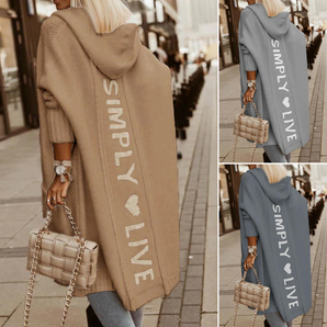 Avencea Cardigan with Hood and Waterproof Material