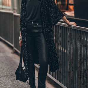 Avencea | Elegant Fashionable Sequin Cardigan