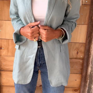 Avencea - Elegant White Blazer