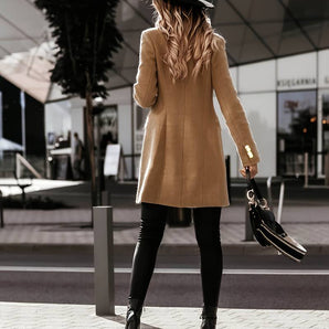 Avencea Figure-Enhancing Wool Coat for a Flattering Fit