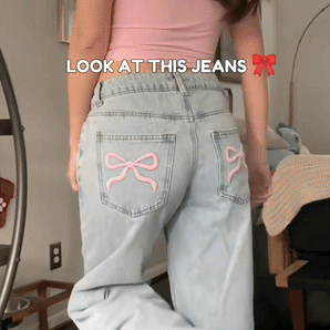 Avencea Jeans with Bow Details