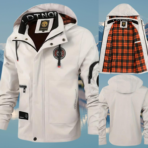 Avencea - Men's Casual Mid Stretch Zip Up Jacket