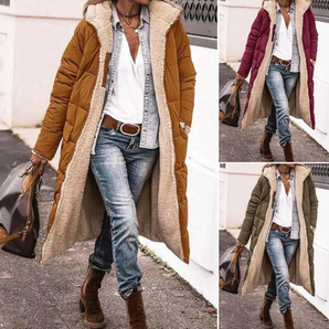 Avencea Reversible Long Puffer Jacket with Chic and Stylish Design