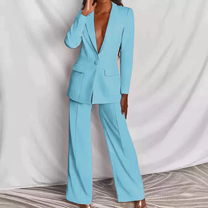 Avencea Set of Fashionable Blazer and Elegant Pants