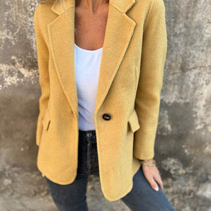 Avencea | Stylish One-Button Blazer