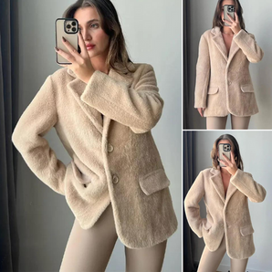 Avencea - Stylish Plush Coat