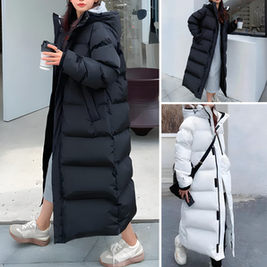 Avencea - Water and Windproof Long Jacket with Insulation for Temperatures up to -20°C