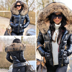 Avencea - Winter Jacket with Fur Hood