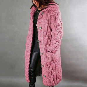 Avencea Women's Cardigan - Chunky Knit - Cardigan with Pockets