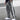 Dark gray chevron textured elastic waist sweatpants with a cozy and relaxed fit, focusing on comfort and casual style.