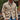 Beige corduroy men's blazer in XL size, featuring a lightweight design suitable for fall fashion. The jacket is styled with a dress shirt underneath, showcasing classic outerwear details like sleeves and a structured neck.