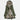 Beige fur-lined women's trench coat in a luxurious winter fashion design, featuring a classic collar, long sleeves, and intricate detailing, shown in a green color variant in size 3XL.