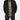 Beige linen mandarin collar shirt in a lightweight summer style, shown in black color, size XL, featuring long sleeves and a tailored fit.
