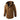 Brown 3XL men's hooded windproof jacket with a tailored fit, featuring a modern design with visible sleeves, collar, and buttons.