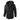 Black men's hooded windproof jacket in size 3XL, featuring a modern, tailored fit with a button closure and a collared design.