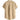 Beige men's short sleeve pleated shirt with a relaxed fit, displayed on a clothes hanger.