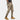 Men's slim fit cargo pants in beige featuring a durable design with multiple pockets, suitable for outdoor use.
