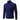 A dark blue men's slim fit wool turtleneck sweater with long sleeves and a high collar, suitable for winter fashion.