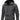 Gray men's waterproof breathable jacket designed for outdoor adventures, featuring a high collar, long sleeves, and two front pockets, worn by a model.