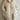 Beige oversized hooded puffer jacket with a lightweight design, featuring a high collar, long sleeves, and a fashionable fit, suitable for winter wear.