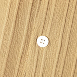 Beige ribbed men's slim fit polo shirt displayed hanging against a wooden backdrop, showcasing its breathable and casual summer wear design.