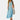 Blue sleeveless linen maxi dress in an elegant A-line silhouette, suitable for summer wear, size 3XL.