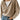 Beige V-neck hooded ribbed knit sweater designed for women's casual streetwear, shown in a large size with long sleeves and comfortable fit.