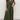 
A dark green V-neck wide-leg jumpsuit designed for elegant formal summer occasions, featuring short sleeves, a cinched waist, and a flowing one-piece style suitable for size 2XL, displayed on a mannequin or hanger.