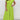 Beige V-neck wide-leg jumpsuit in yellow green color, featuring a chic and elegant design suitable for formal summer occasions, with a focus on the arm, shoulder, and neck details.