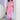 Beige wave pattern knee-length summer formal dress worn by a model with visible arm and shoulder details, suitable for office wear in a 5XL size.