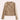 Beige women's bouclé double-breasted blazer on a clothes hanger, featuring long sleeves, a collar, and a chic design perfect for fall outerwear in a khaki color, size XL.