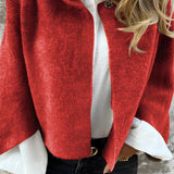Beige cropped fleece jacket for women, featuring a soft and elegant design with a lightweight feel. The jacket includes a collar and long sleeves, offering a stylish and comfortable outerwear option.