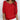 Red 5XL women's lightweight knit sweater featuring a scoop neck and 3/4 sleeves.