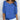 
A blue lightweight knit sweater for women featuring a scoop neck and 3/4 sleeves, available in size 5XL.