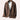Beige oversized wool blazer for women featuring a notch lapel design, coffee color, 2XL size, with buttons and long sleeves, suitable for autumn wear.