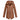 Beige women's waterproof hooded raincoat in a coffee color, size 2XL, featuring a button-up front, long sleeves, and a stylish collar design.