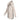 Beige women's lightweight and stylish waterproof hooded raincoat featuring a sleek design with a collar and long sleeves.