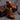 Men's brown leather dress shoes in a stylish pointed loafer design, size 47.