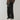 Black corduroy cargo pants made of durable cotton with a soft drawstring, designed for a comfortable fit.