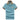 Black designer polo shirt with plaid collar and gold crest in baby blue, size 3XL, featuring short sleeves and sporty design.